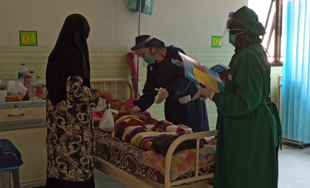 Santri yang diduga alami keracunan dirawat di puskesmas