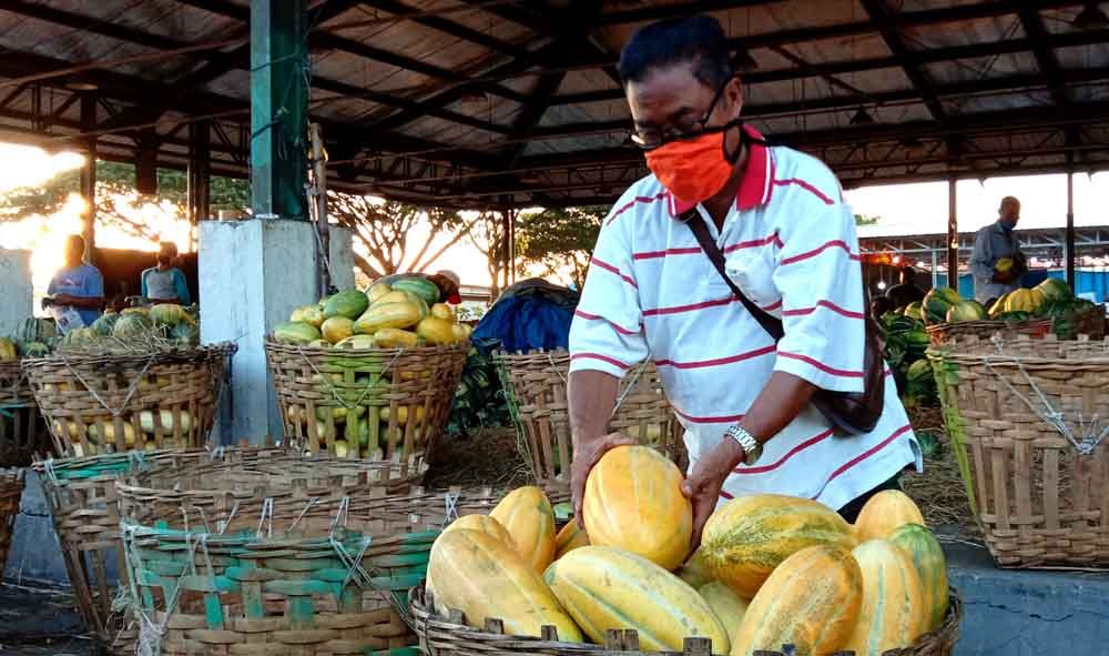 Timun Mas di PIOS Terjual 7,5 Ton Per Hari Selama Ramadan