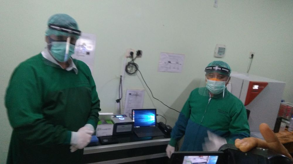 Alat tes swab yang tiba di RSUD dr Mohammad Saleh Kota Probolinggo
