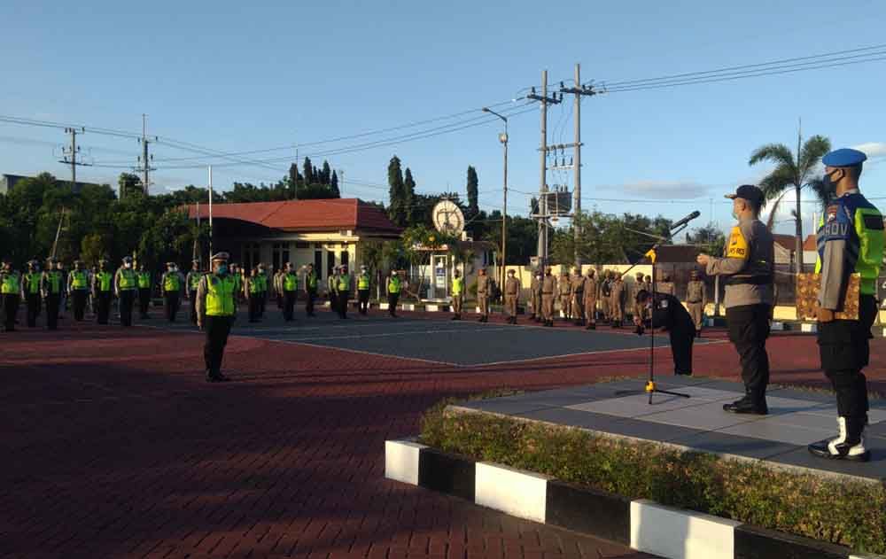 Apel pengamanan malam takbiran di Probolinggo