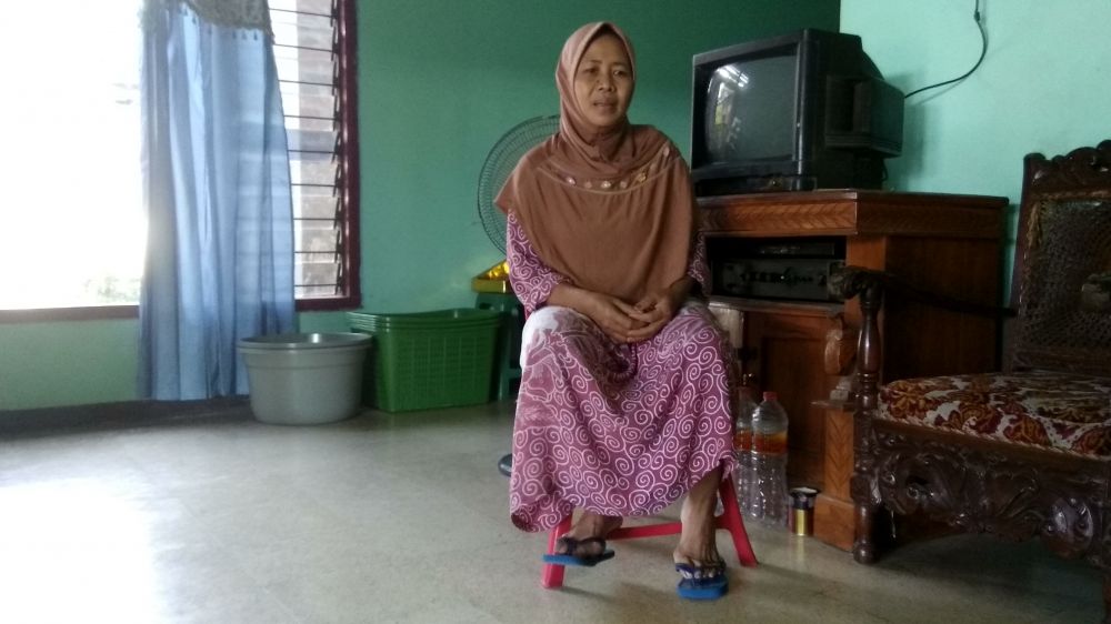 Mufidah gagal berangkat haji saat ditemui di rumahnya