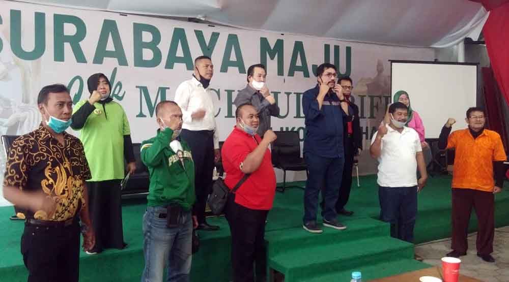 Deklarasi relawan siap menangkan Machfud Arifin di Surabaya
