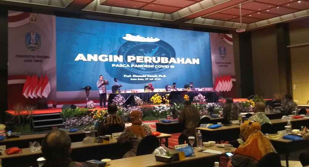 Rapat Koordinasi Tatanan Baru Pemulihan Ekonomi dan Sosial di Kota Batu