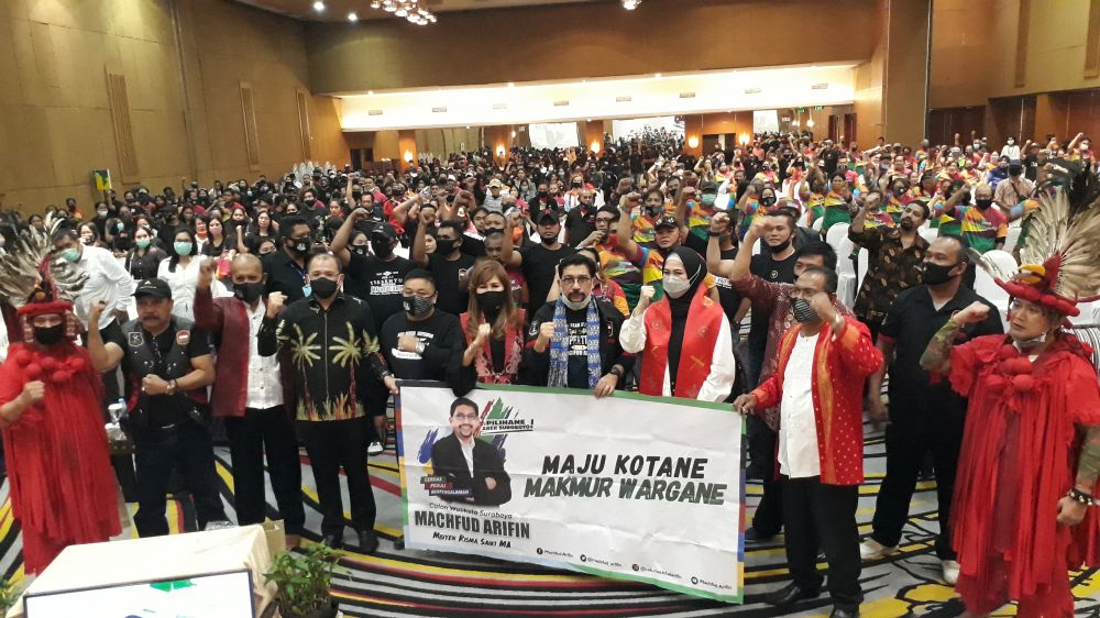 Dukungan warga Maluku dan Kawanua di Surabaya untuk Machfud Arifin