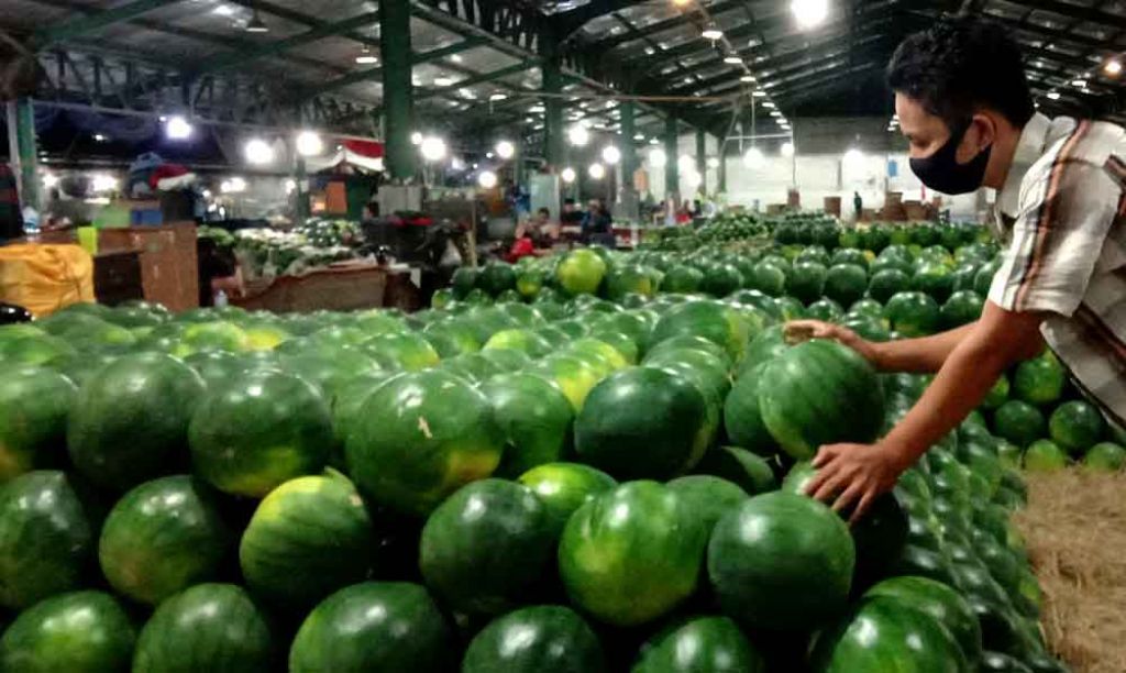 Semangka tanpa biji dari Banyuwangi melimpah di PIOS