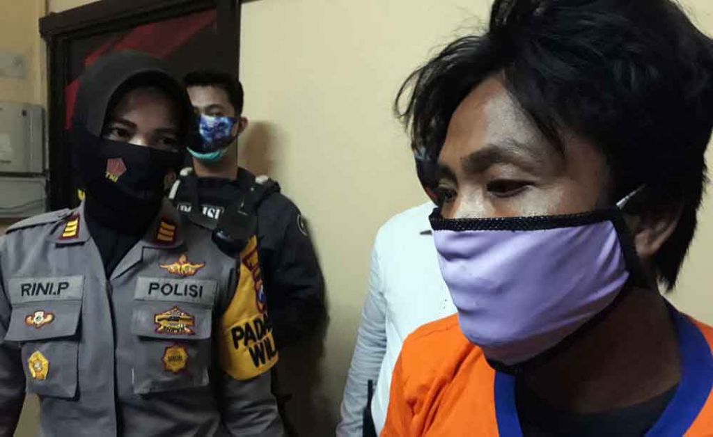 Pelaku diamankan Polsek Wonokromo