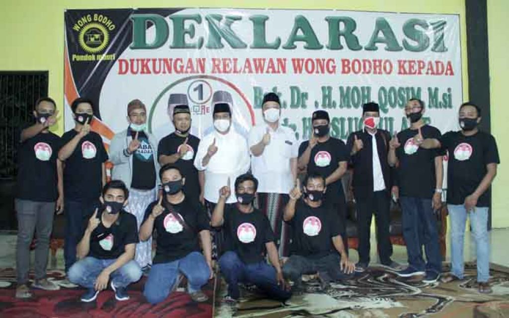 Kegiatan paslon Qosim-Alif di Gresik