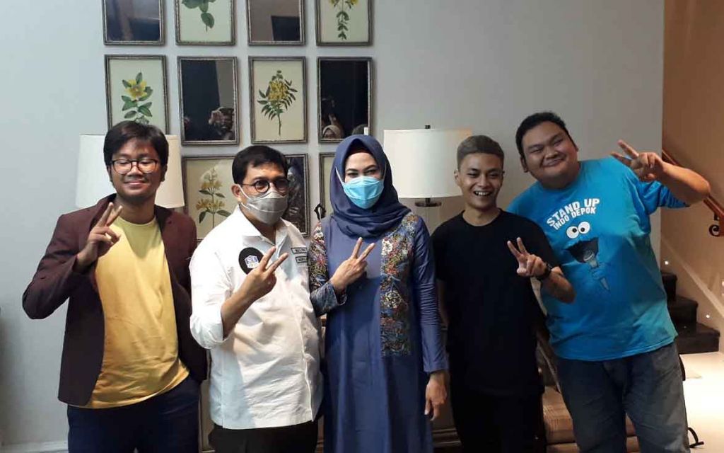 Dukungan bagi Machfud Arifin dari para komika dan artis ibu kota