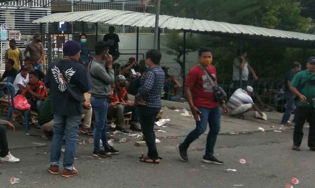 Demo warga di Mojokerto