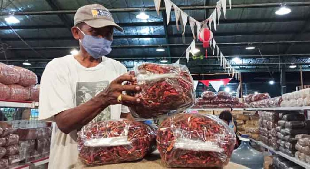 Cabai rawit kering tersedia di PIOS