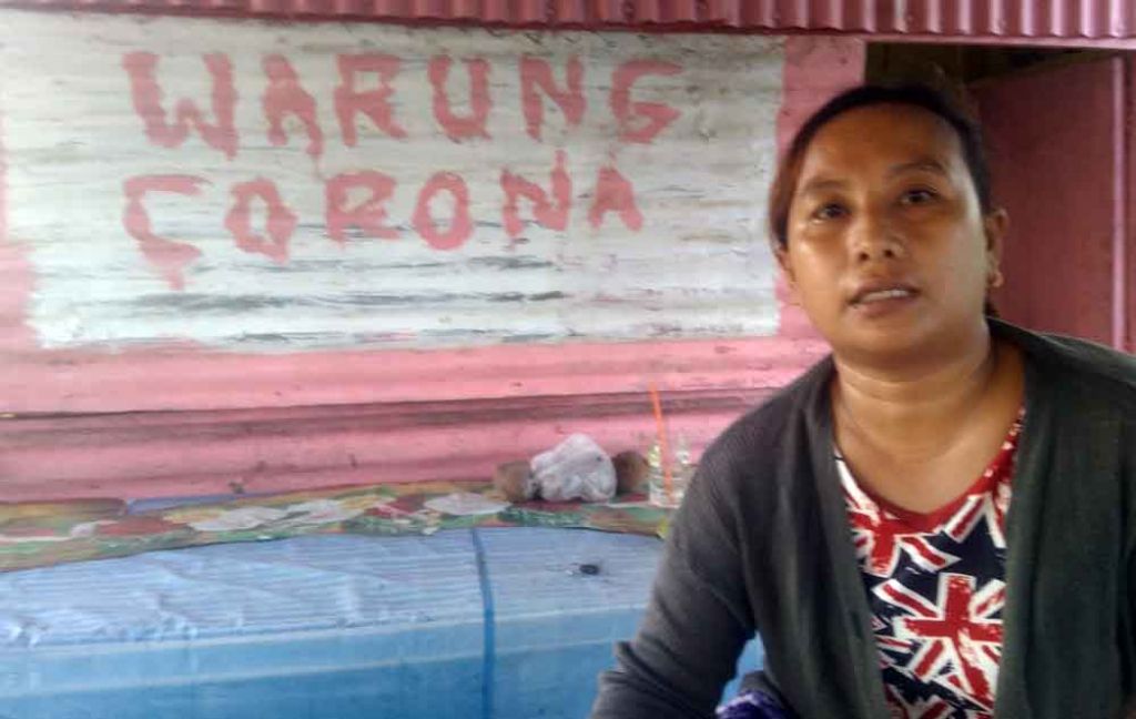 Pemilik warung kehilangan motornya