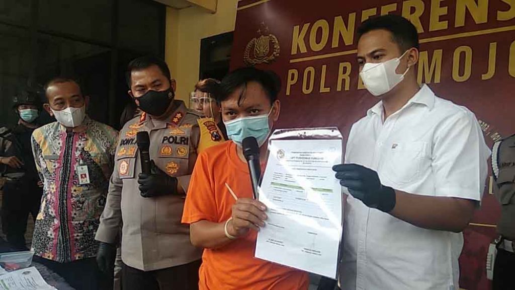 Palsukan Surat Swab Antigen, Tenaga Honorer Puskesmas Mojokerto ini Diamankan