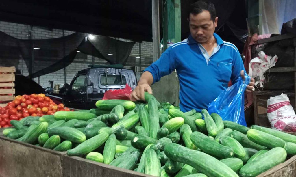Pedagang Pasar Balongsari Surabaya Puas dengan Komoditi di PIOS