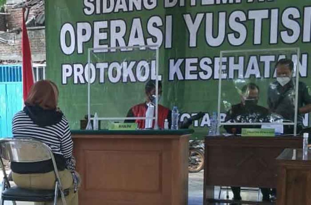 Salah satu ASN yang disidang tipiring