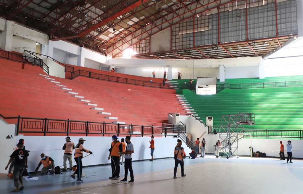 GOR Indoor di Kompleks GBT Surabaya Disiapkan Jadi Rumah Sakit Darurat
