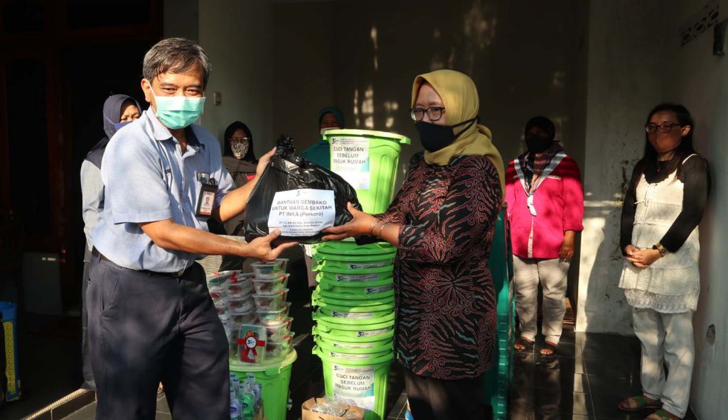 INKA beri bantuan untuk warga Kota Madiun