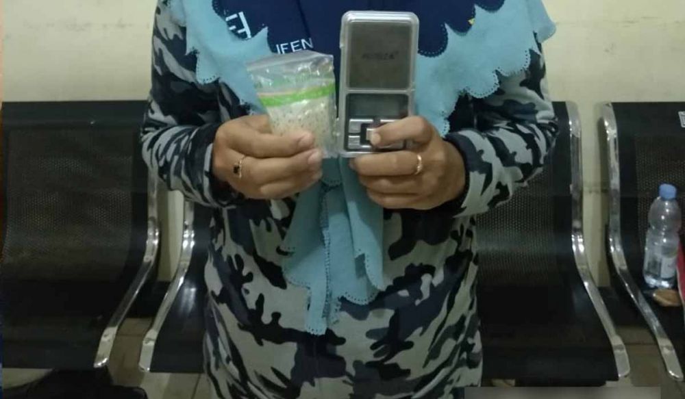 NL, ibu hamil pengedar narkoba diamankan di Mapolsek Kota Tulungagung