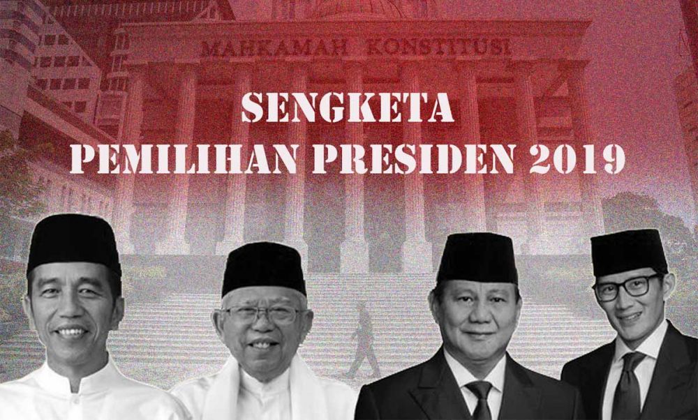 Ilustrasi sengketa Pilpres 2019