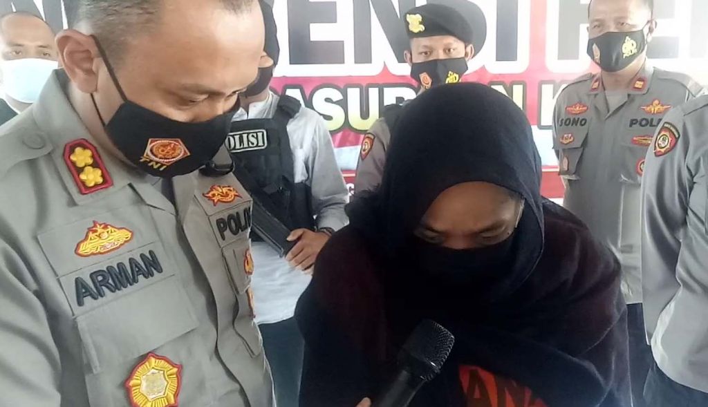 Silvia, istri yang bunuh suaminya di Mapolres Pasuruan Kota