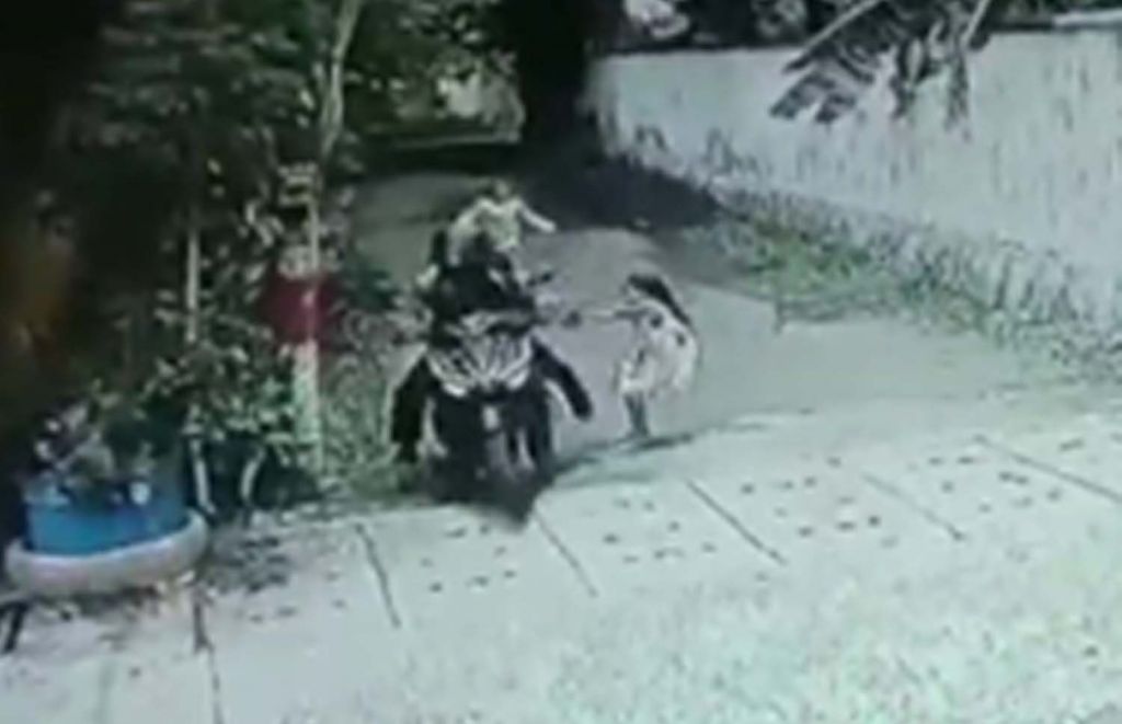 Aksi jambret di Kota Pasuruan terekam kamera CCTV