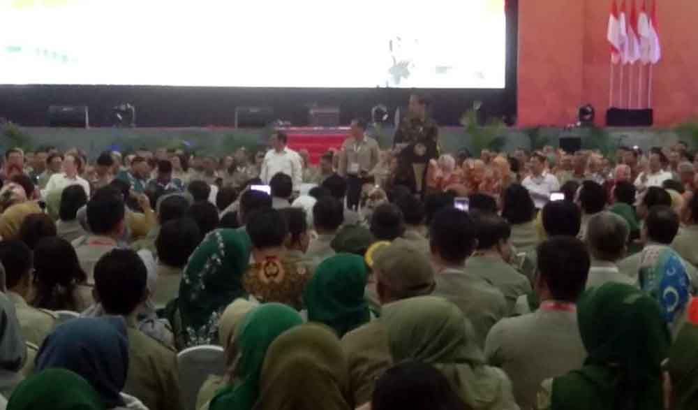 Presiden Jokowi buka Rakornas BNPB JX International