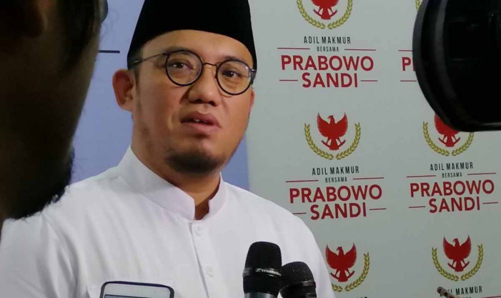 Koordinator Jubir BPN Prabowo-Sandi, Dahnil Anzar Simanjuntak (foto: ANTARA)