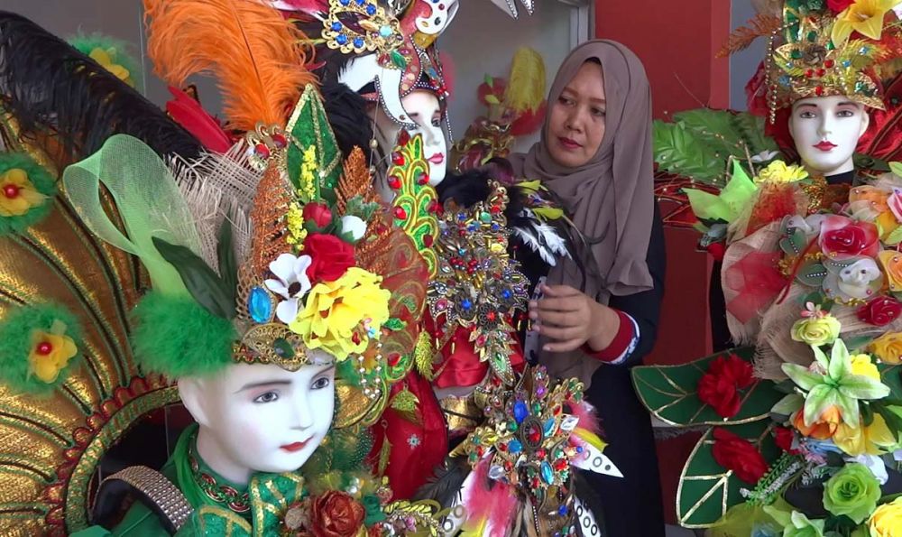Kostum karnaval bertema pewayangan paling banyak diminati di Tulungagung