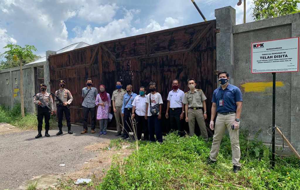 KPK sita aset mantan Bupati Mojokerto MKP di Sumsel (Foto: Istimewa)