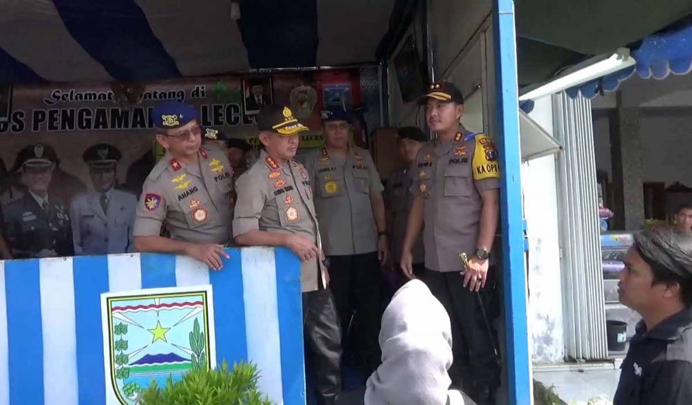 Kabaharkam Polri Komjen Pol Condro Kirono bersama tim didampingi Kapolres Probolinggo, AKBP Eddwi Kurniyanto