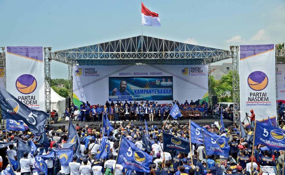 Kampanye Akbar Partai NasDem di Probolinggo dihadiri Ketua Umum Partai NasDem, Surya Paloh