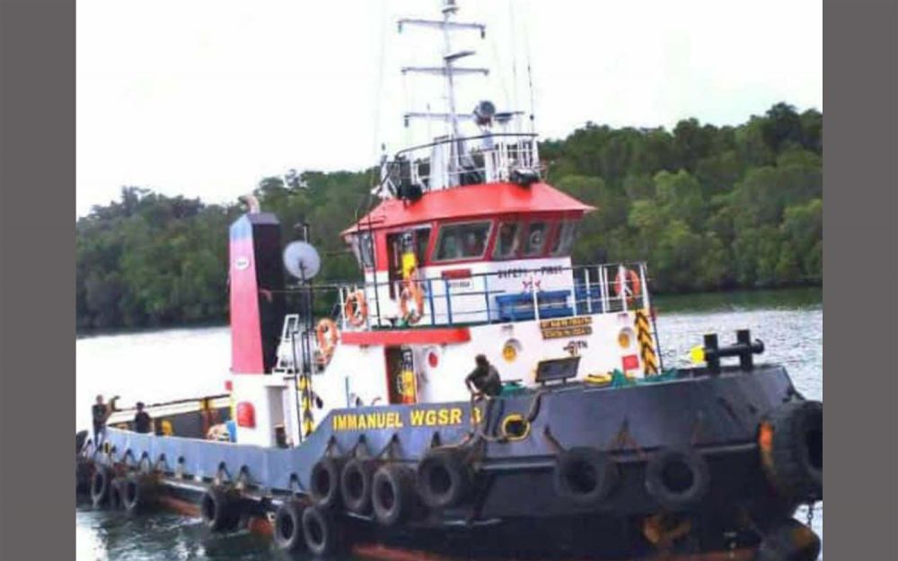 Kapal TB Immanuel WGSR 3 yang dilaporkan hilang
