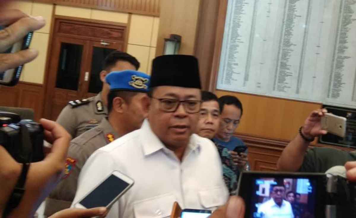Kapolda Jatim, Irjen Pol Luki Hermawan saat jumpa pers di Mapolda Jatim, Jumat (18/1/2019)/jatimnow.com