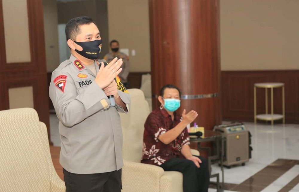 Kapolda Jatim Ajak Semua Elemen Masyarakat Lawan Covid-19