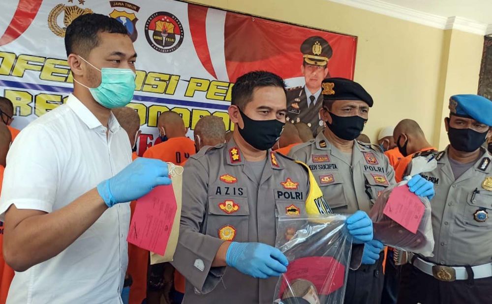 Kapolres Ponorogo, AKBP Mochammad Nur Azis dalam ungkap kasus beberapa waktu lalu