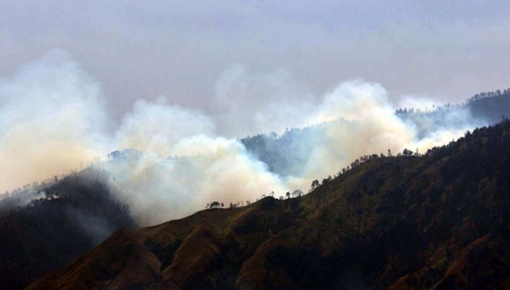 Inilah Lokasi Kebakaran di Gunung Arjuno dan Welirang