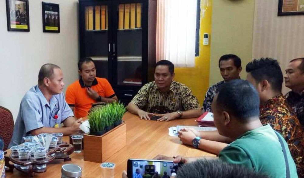 Kajari Kabupaten Pasuruan M Noor HK dan jajarannya