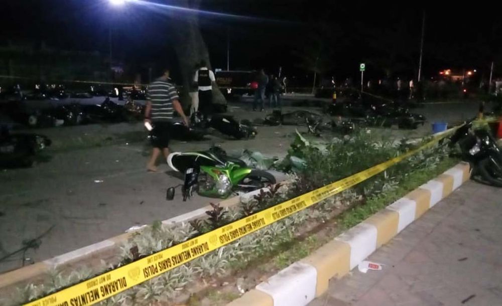 Dampak kericuhan antar suporter PSIM Yogyakarta dan Persik Kediri di Stadion Brawijaya Kota Kediri