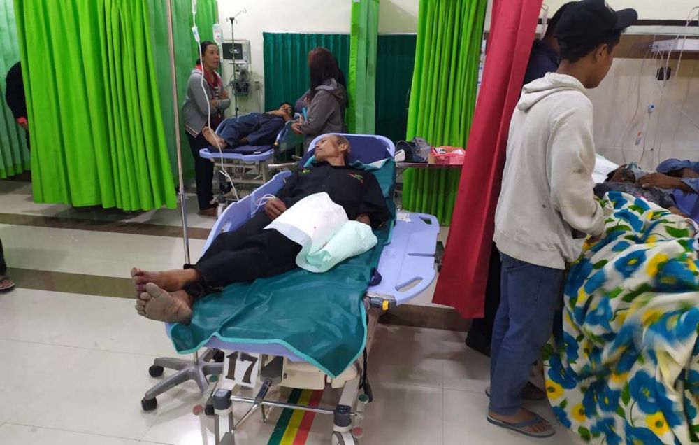 Dua korban pembacokan dirawat di RSUD Ngudi Waluyo, Wlingi, Blitar