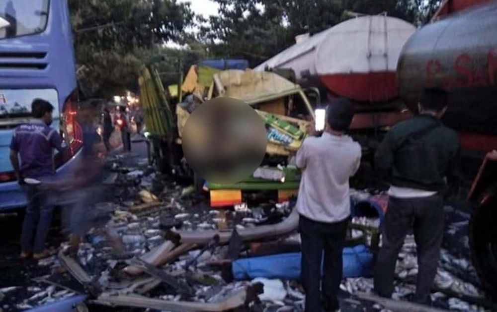 Ini Kronologi Kecelakaan Truk dan Bus di Paiton Probolinggo