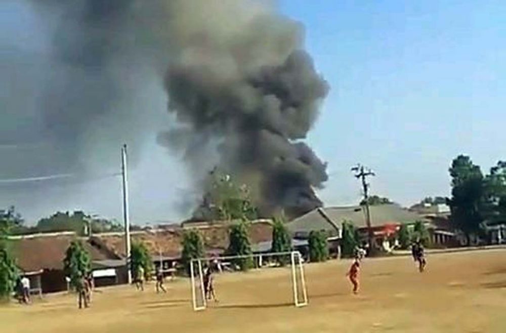 Gudang penyimpanan bahan peledak di Markas Brimob Semarang meledak (foto: Istimewa)