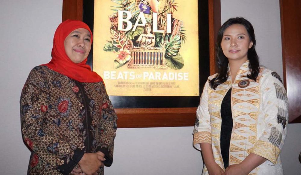 Gubernur Khofifah Ingin Livi Zheng Bikin Film Budaya Jawa Timur
