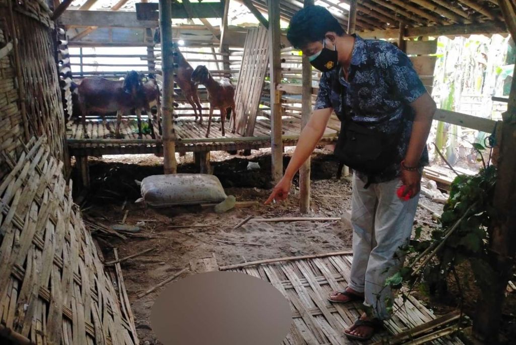 Lokasi pria di Ngawi menembak dan membacok korban