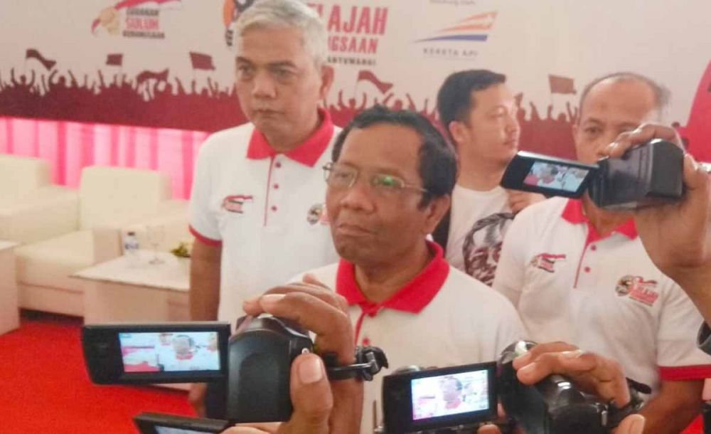 Mahfud MD Sebut Ada Pihak yang Sengaja Adu Domba Dua Capres