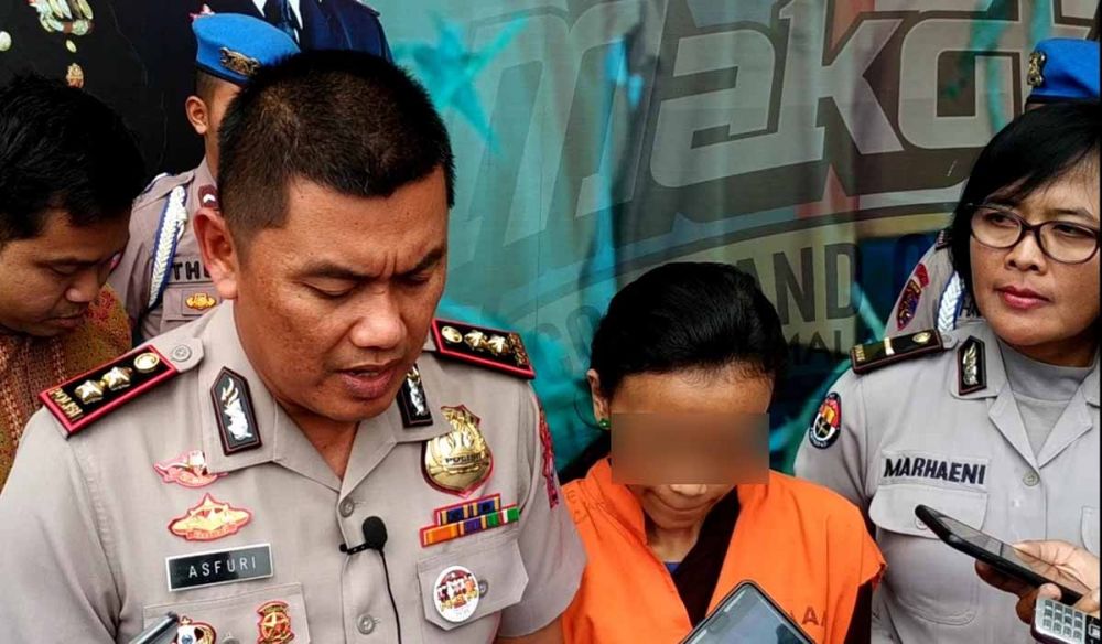 Pelaku diamankan di Mapolres Malang Kota