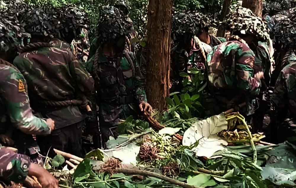 Proses serah terima jabatan Komandan Brigif 2 Marinir dipimpin Komandan Pasmar 2 Brigjen TNI (Mar) Endi Supardi