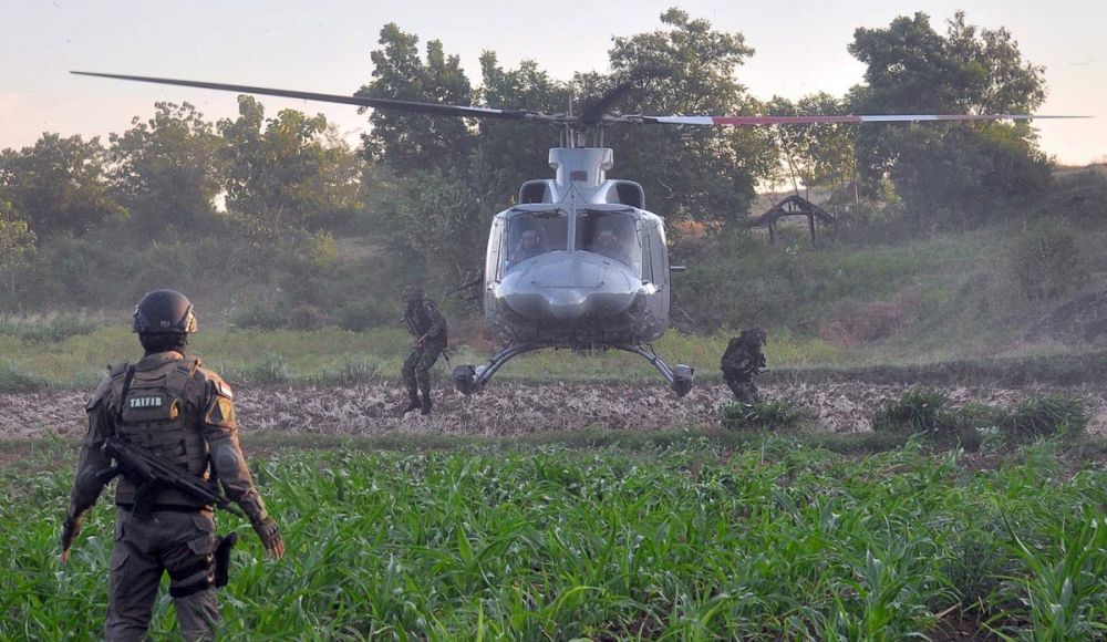 1000 personel Marinir terlibat latihan tempur di Pusat Latihan Pertempuran Korps Marinir 5 Baluran, Kabupaten Situbondo, Sabtu (18/5/2019) (foto-foto: Serka Mar Kuwadi)