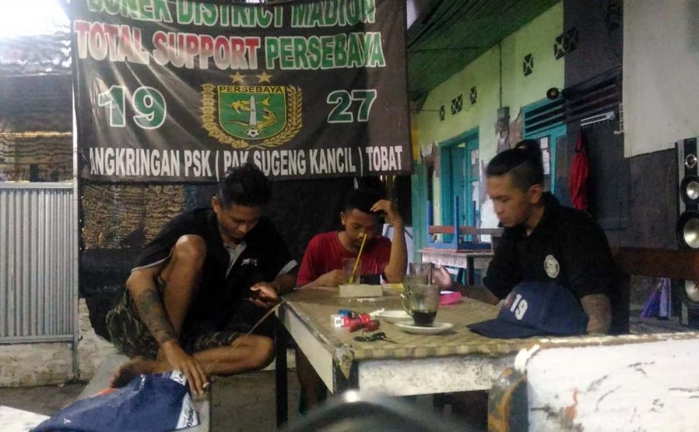 Markas Bonek di Kelurahan Klegen, Kecamatan Kartoharjo, Kota Madiun