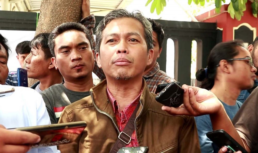 Para member pro aplikasi Memiles saat berada di Mapolda Jatim