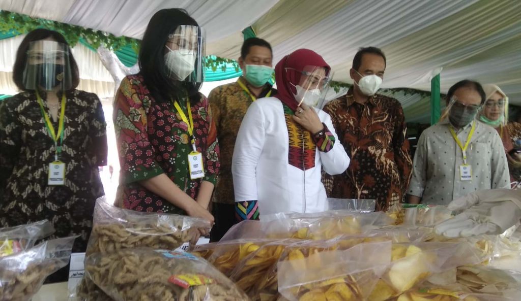 Menaker Ida Fauziyah kunjungan kerja ke Mojokerto