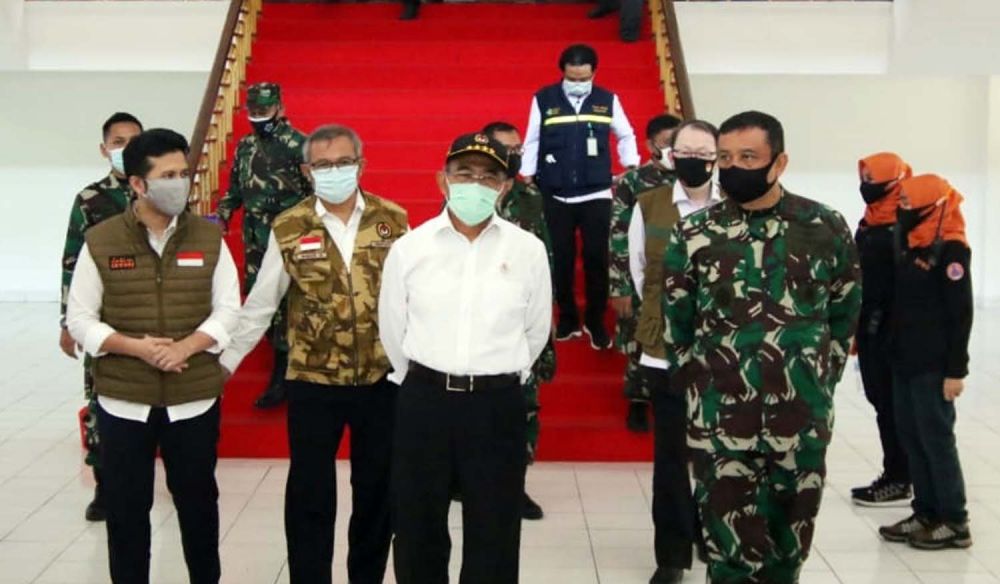 Rumah Pusat Observasi Covid-19 di BPSDM Jatim Dipuji Menko PMK